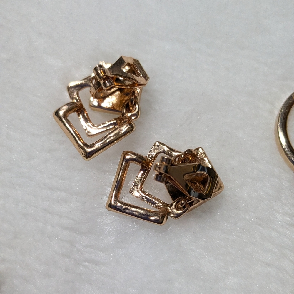 ❤️ Lot of clip on earrings (all 6) - Picture 14 of 16
